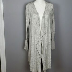 Anthropologie Moth open front cardigan grey Small